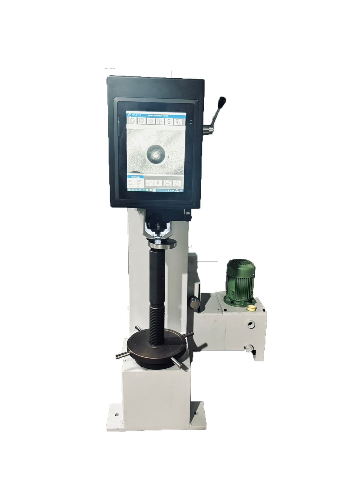 ETS Brinell hardness testing machine for castings and forgings made by Eklavya Techno Solutions India